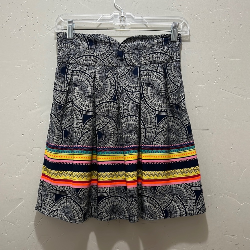 Blue Rain Navy Skirt